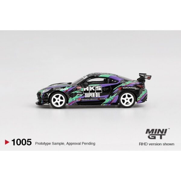 Mini GT Toyota GR86 HKS Livery side view