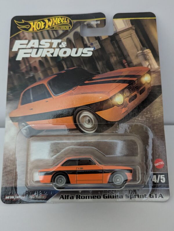 Alfa Romeo Giulia Sprint GTA Hot Wheels Fast And Furious