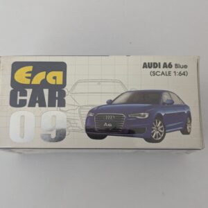 Blue Audi A6 Era Car Model 1:64