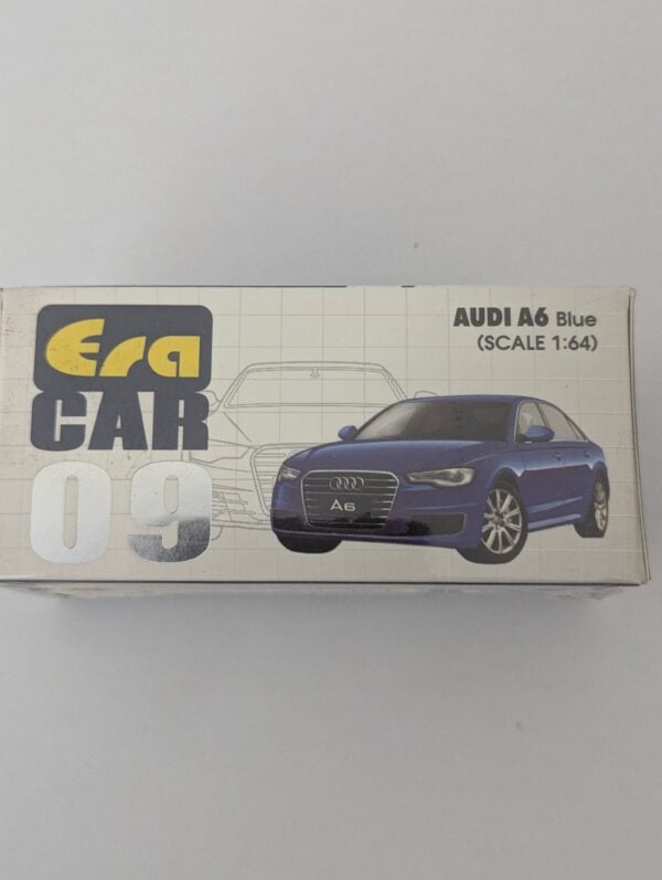 Blue Audi A6 Era Car Model 1:64