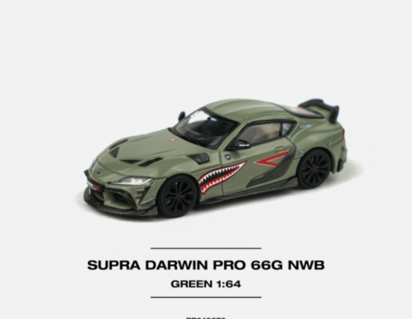 Pop Race Green DarwinPro 66G NWB Supra Model 1:64