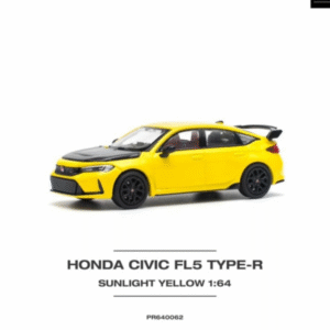 Pop Race Honda Civic FL5 Type R in Sunlight Yellow 1:64