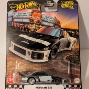 #116 Hot Wheels Boulevard Porsche 935 - Black White Grey 2025 Toy Car