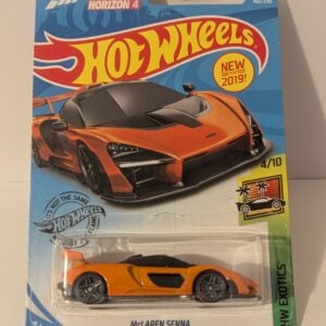 Hot Wheels McLaren Senna 2019 Long Card Orange