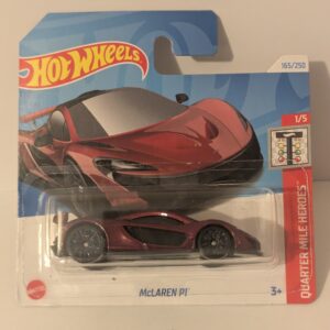 McLaren P1 Red Hot Wheels Car Quarter Mile Hero