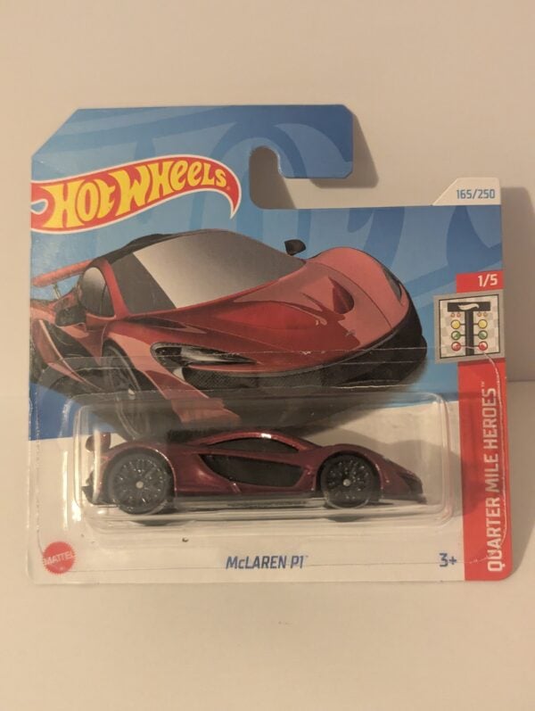 McLaren P1 Red Hot Wheels Car Quarter Mile Hero