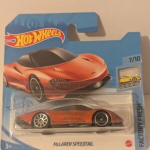 McLaren Speedtail Hot Wheels Car In Orange
