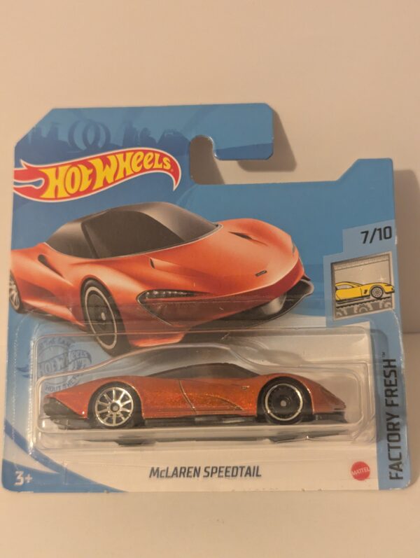 McLaren Speedtail Hot Wheels Car In Orange