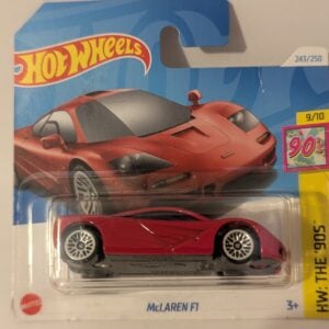Hot Wheels McLaren F1 Red Damaged Blister