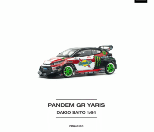 Daigo Saito Pandem GR Yaris Pop Race Model