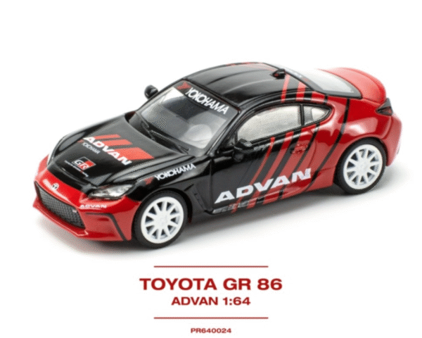Toyota GR86 Advan Livery Pop Race Model 1:64
