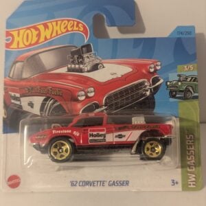 Hot Wheels 62 Corvette Gasser Red Model Toy Car