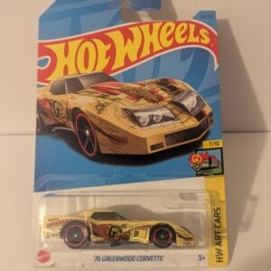 Hot Wheels 76 Greenwood Corvette (Beige) Model Toy