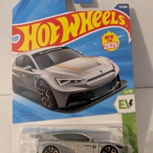 2025 Hot Wheels cupra E Racer Silver Toy Car