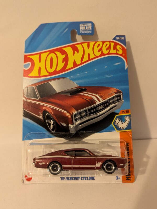 69 Mercury Cyclone Hot Wheels Toy Car 2025 G Case