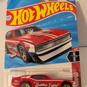 71 Mustang Funny Car Red Hot Wheels Toy Car H Case 2025