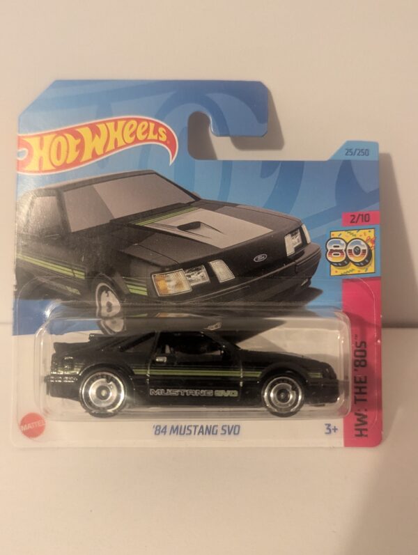 Hot Wheels 84 Mustang SVO Black