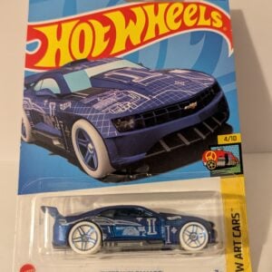Blue Custom 11 Camaro Hot Wheels Toy Car
