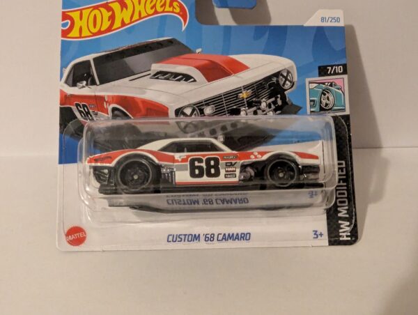 Custom Camaro Diecast Toy Car Hot Wheels