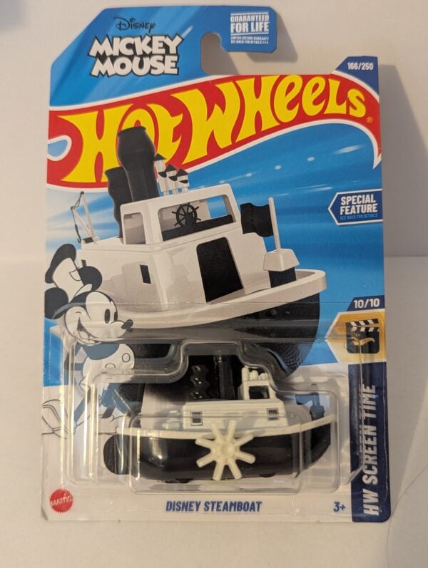 Disney Steamboat Hot Wheels Toy Car - HW Screen Time 2025