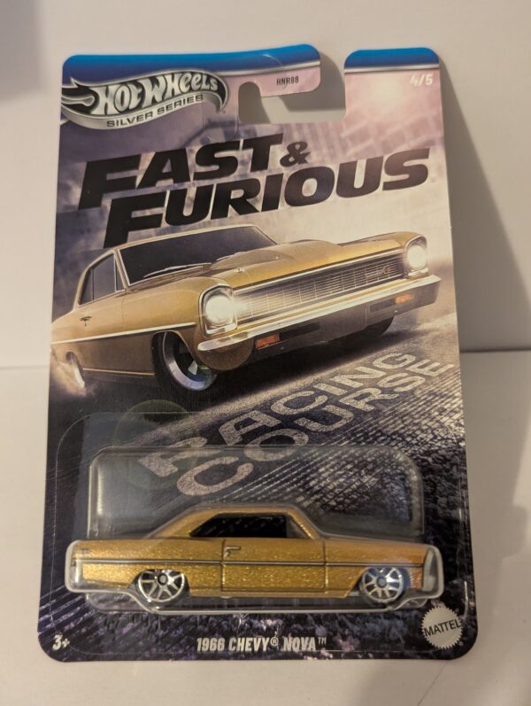 Hot Wheels 1966 Chevy Nova - Fast & Furious Racing Course