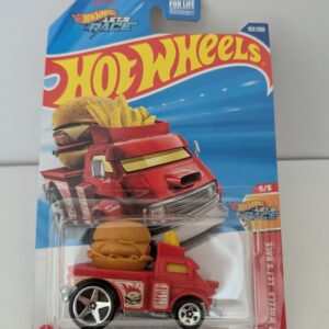 Hot Wheels Buns Of Steel Red Toy Car 2025 G & H Case Car