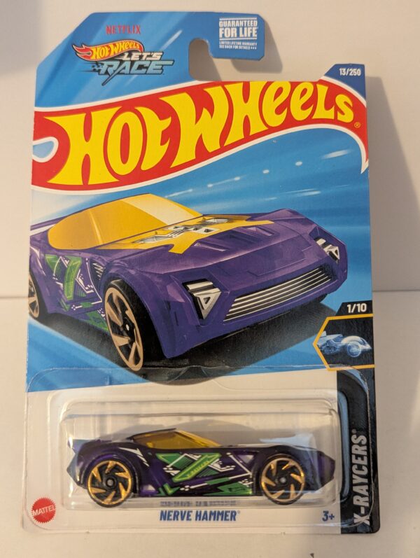 Hot Wheels Nerve Hammer Purple Toy Car