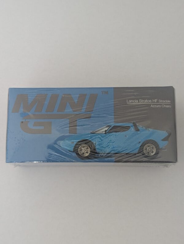 Lancia Stratos HF Stradale Azzuro Chiaro #624 Mini GT Diecast Model Car