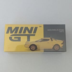 Yellow Lancia Stratos HF Stradale Giallo Fly #771 Mini GT Diecast Car 1:64