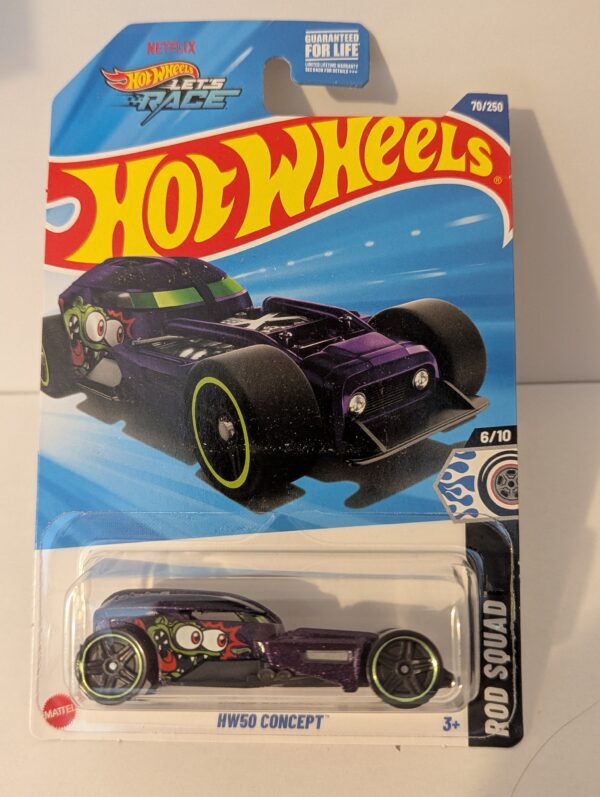 Purple HW50 Concept Hot Wheels Car