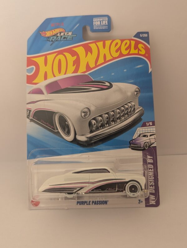 Purple Passion White Hot Wheels Toy 2025