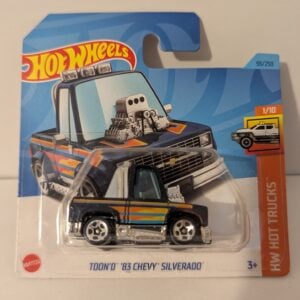 Toond 83 Chevy Silverado Blue Hot Wheels Truck