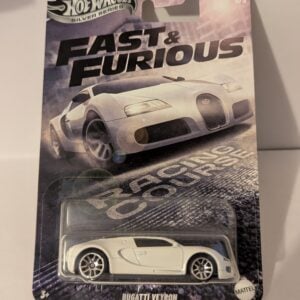 White Bugatti Veyron Hot Wheels Fast & Furious Racing Course