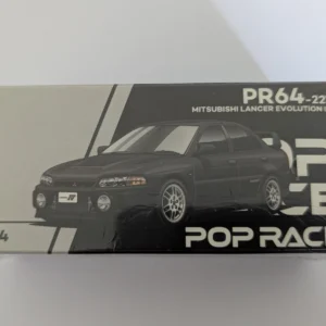 Pop Race Mitsubishi Lancer Evolution IV Pyrenees Black 227