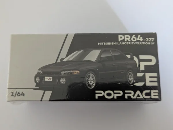 Pop Race Mitsubishi Lancer Evolution IV Pyrenees Black 227